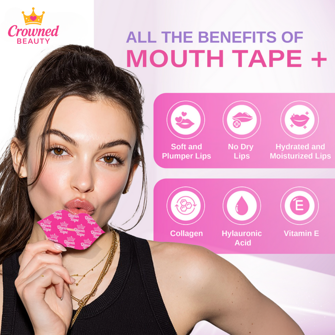 Queen Tape™ – Hydrating & Plumping Lip Tape