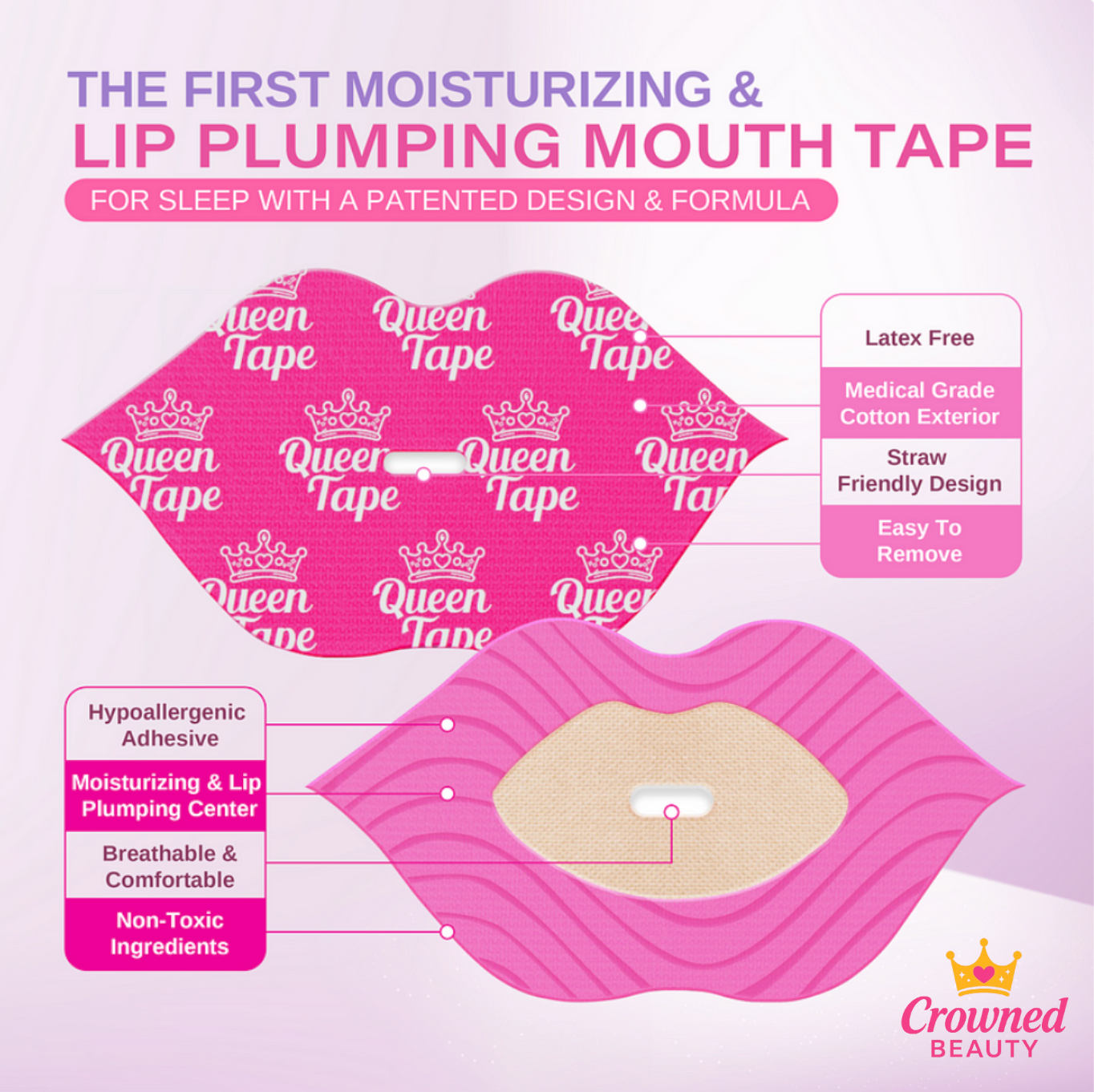 Queen Tape™ – Hydrating & Plumping Lip Tape
